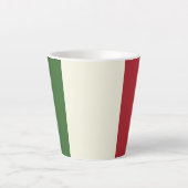 Italiaanse vlag latte mok (Voorkant)