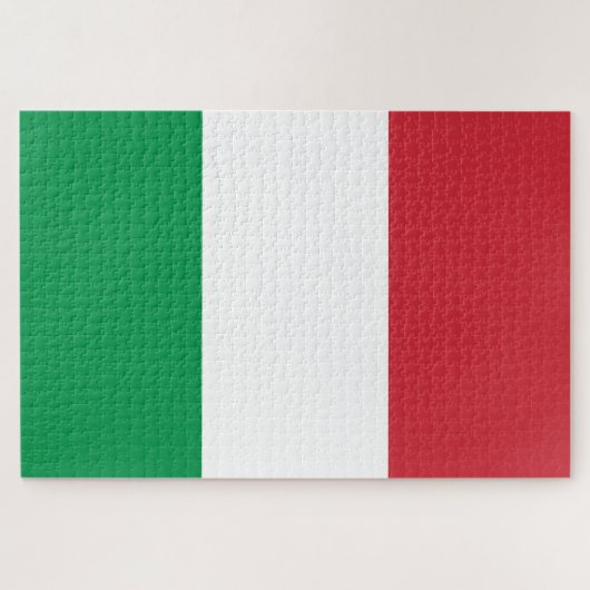 Italiaanse vlag legpuzzel (Horizontaal)
