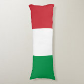 Italiaanse vlag lichaamskussen (Voorkant Verticaal)