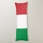 Italiaanse vlag lichaamskussen (Achterkant (Verticaal))