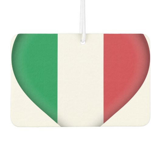 Italiaanse vlag luchtverfrisser (Voorkant)
