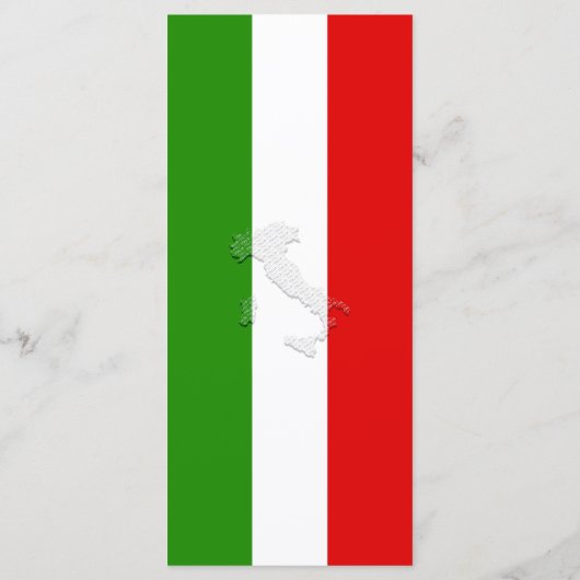 Italiaanse vlag menu (Achterkant)