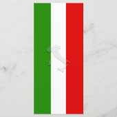 Italiaanse vlag menu (Voorkant)