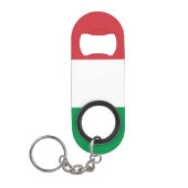 Italiaanse vlag mini flessenopener (Voorkant)