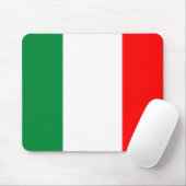 Italiaanse vlag Mousepad Muismat (Met muis)