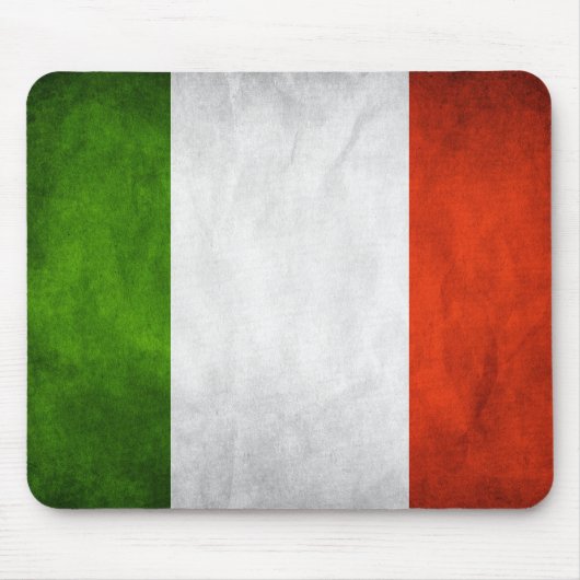 Italiaanse vlag Mousepad Muismat (Voorkant)