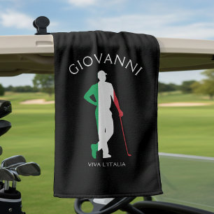 Italiaanse vlag naam Italiaanse vlag Italiaanse vi Golfhanddoek