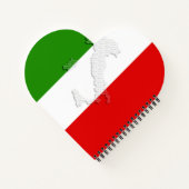Italiaanse vlag notitieboek (Achterkant)