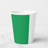 Italiaanse vlag papieren bekers (Voorkant)