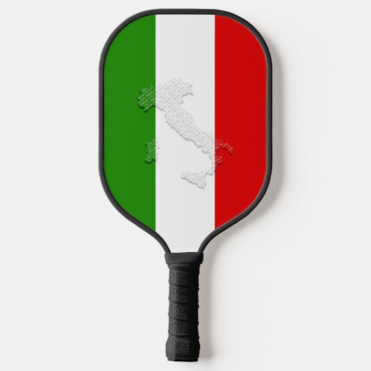 Italiaanse vlag pickleball paddle (Achterkant)