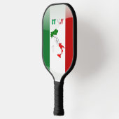 Italiaanse vlag pickleball paddle (Links)