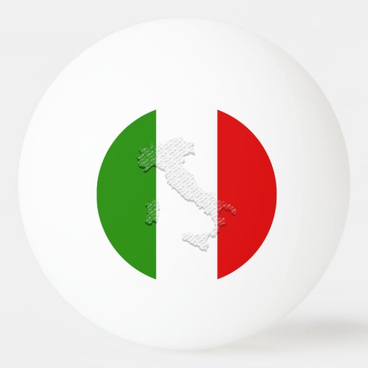 Italiaanse vlag pingpongballen (Voorkant)