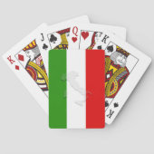 Italiaanse vlag pokerkaarten (Achterkant)