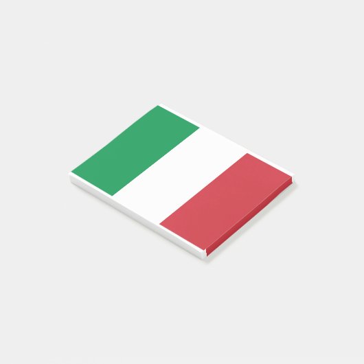 Italiaanse vlag post-it® notes (Schuin)