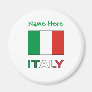 Italiaanse Vlag Republiek Dag Trots Persoonlijk Ca Magneet