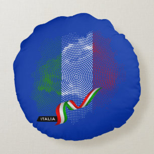 Italiaanse vlag rond kussen