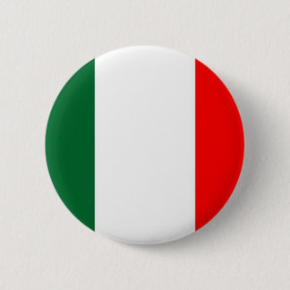 italiaanse vlag ronde button 5,7 cm