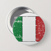  Italiaanse vlag Ronde Button 7,6 Cm (Voorkant /achterkant)