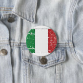  Italiaanse vlag Ronde Button 7,6 Cm (In situ)