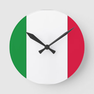 Italiaanse vlag ronde klok