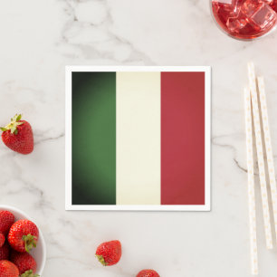 Italiaanse vlag servet
