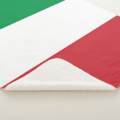 Italiaanse vlag sherpa deken (3/4)