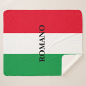 Italiaanse vlag: Sherpa fleece deken (Voorkant (horizontaal))