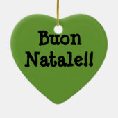 Italiaanse vlag Sicilië Keramisch Ornament (Achterkant)