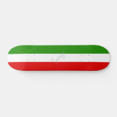 Italiaanse vlag skateboard (Horizontaal)