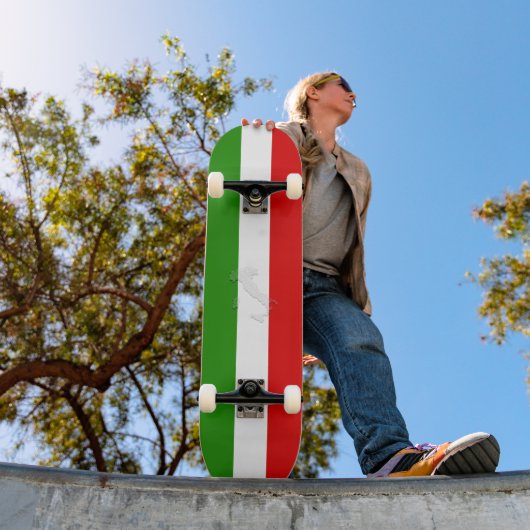 Italiaanse vlag skateboard (Buiten 1)