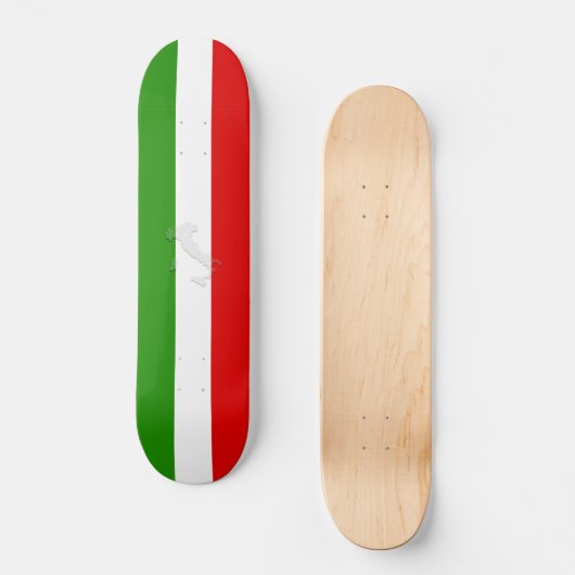 Italiaanse vlag skateboard (Voorkant)