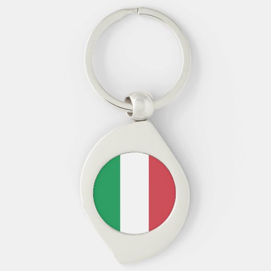 Italiaanse vlag sleutelhanger (Voorkant)