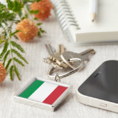 Italiaanse vlag Sleutelhanger (Zijkant)