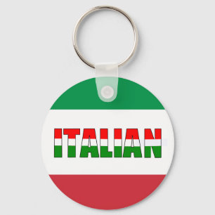 Italiaanse vlag sleutelhanger