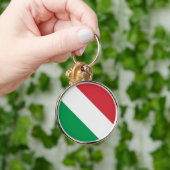 Italiaanse vlag sleutelhanger (Hand)