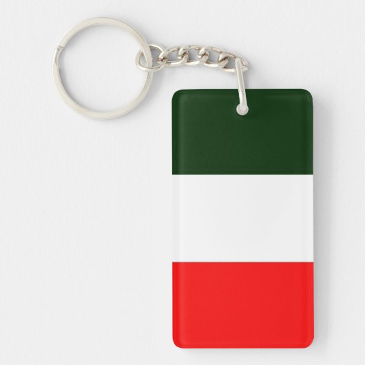 Italiaanse vlag sleutelhanger (Voorkant)