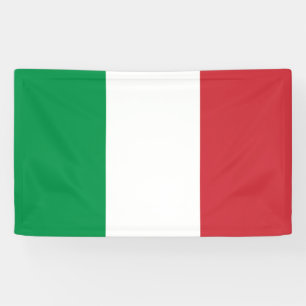 Italiaanse vlag spandoek