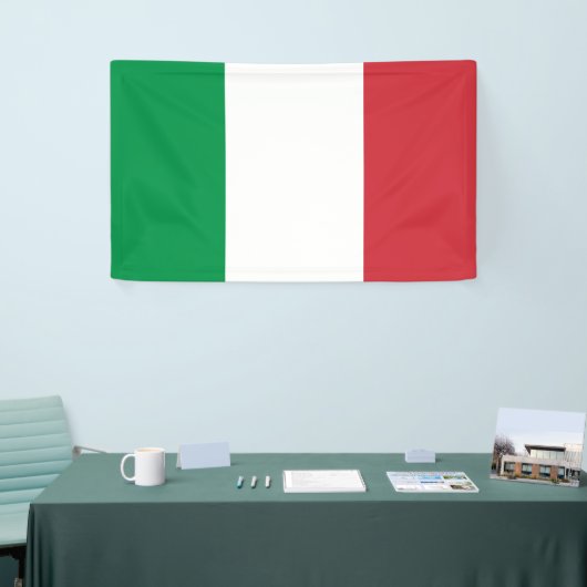 Italiaanse vlag spandoek (Beurs)