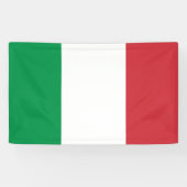 Italiaanse vlag spandoek (Horizontaal)
