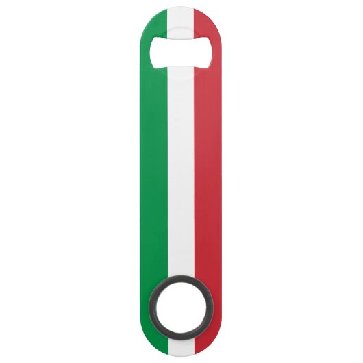 Italiaanse vlag speed flessenopener (Voorkant)