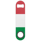 Italiaanse vlag speed flessenopener (Voorkant)