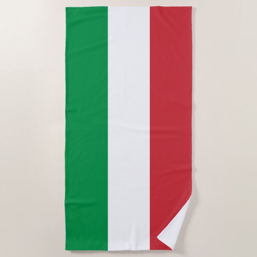 Italiaanse vlag strandlaken (Voorkant)