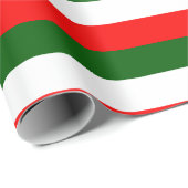 Italiaanse vlag strepen ontwerp cadeaupapier (Rol Hoek)