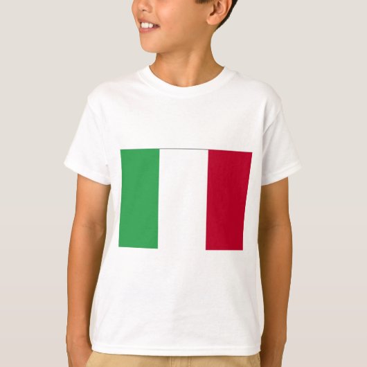 ITALIAANSE VLAG T-SHIRT (Voorkant)