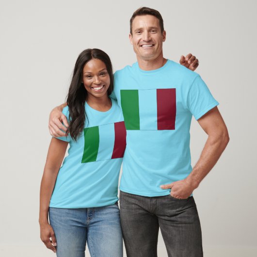 Italiaanse vlag t-shirt (Unisex)