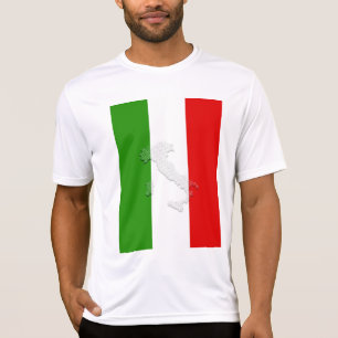 Italiaanse vlag t-shirt