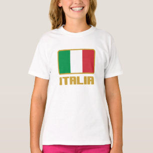 Italiaanse vlag t-shirt