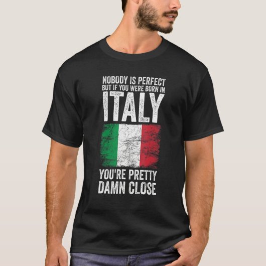 Italiaanse vlag t-shirt (Voorkant)