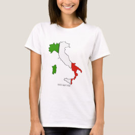 Italiaanse vlag t-shirt
