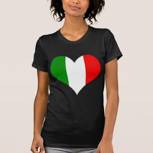 Italiaanse vlag t-shirt (Voorkant)
